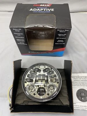Harley-Davidson 5.75" Custom Dynamics LED Adaptive Headlamp PB-575A-C - Image 1 of 4