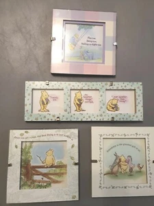 Winnie The Pooh Art 4 Pieces stand up frames - Picture 1 of 8