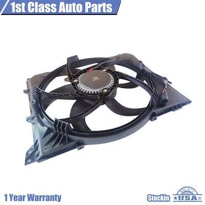 Brushless Motor Radiator Cooling Fan Assembly for BMW E90 128i 325i 328i Z4 - Image 1 of 4