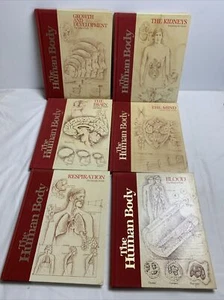 Human Body HC Book Vintage 1980s Lot of 6 Torstar Books Health Study Guide - Picture 1 of 13