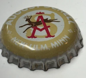 August Schell Plastic Lined Beer Crown Bottle Cap - Imagen 1 de 4