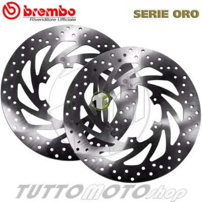 Kit Dischi Freni Anteriori BMW F 800 GS 2008-2018 / F800 Brembo Serie Oro Fissi - Immagine 1 di 4