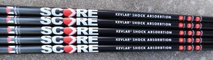 5 BRAND NEW 41" MALTBY SCORE GRAPHITE .370" TIP REGULAR FLEX IRON SHAFTS - Picture 1 of 1