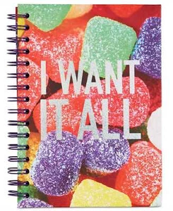 Whimsical Shop Gum Drops Spiral Notebook - Picture 1 of 1