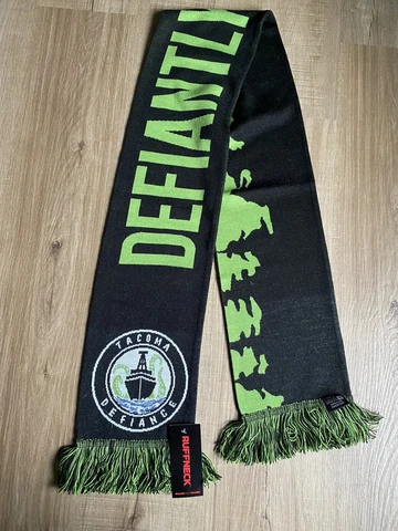 Tacoma Defiance FC Acrylic Scarf NWT Cover