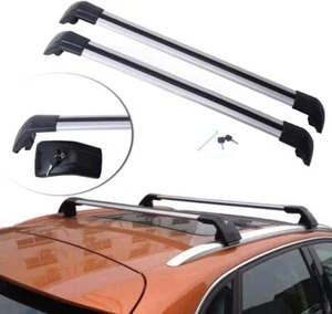 2PCS Aluminum Cross Bars Crossbar Roof Rail Rack Fit MAZDA CX-9 CX9 2017-2025 - Picture 1 of 8