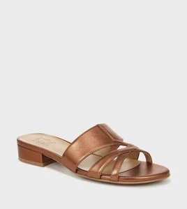 Naturalizer BRONZE Women's Meena Open toe Low Heel Sandals, US 8.5M - Picture 1 of 4