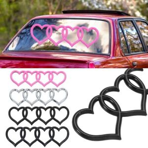 ABS Plastics Love Heart Logo Rear for Car/AUDI A4 A3 A5 A6 A4L B8 B7 B9 C6 C7