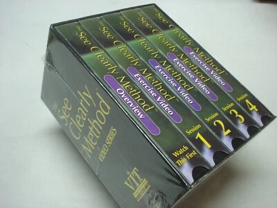 New Sealed "The See Clearly Method" VHS Video Series by VIT Vision Improvement - Image 1 of 3