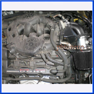 BLACK 2005-2006 CHRYSLER SEBRING 2.7 2.7L V6 AIR INTAKE KIT SYSTEMS + FILTER