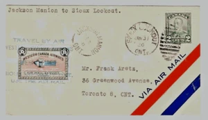 CL40 1930 CANADA rd trip SIOUX LOOKOUT - JACKSON MANION, WESTERN CANADA AIRWAY - Picture 1 of 2