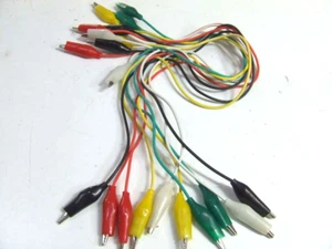 PINZETTE A COCCODRILLO SET 10 CAVETTI LUNGHI 40 CM - Picture 1 of 1