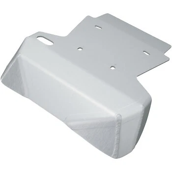 Kawasaki KLX 140 2009-2025 anodizado/plateado aluminio placa de deslizamiento alce todoterreno Foto 1 de 4