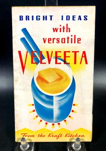 Vintage Kraft Velveeta Cheese Brochure ~ Ephemera - Picture 1 of 6