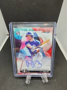 2020 Bowman's Best - Best of 2020 Autographs #B20-NS Nick Solak (AU, RC) - Foto 1 di 2