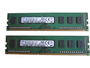 SAMSUNG 8GB (2x4GB) DDR3 PC3-12800U 1RX8 RAM MEMORY M378B5173DB0-CK0 - Picture 1 of 2