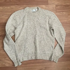 Vintage Richel Daniel Herren Pullover Sweater Large Beige Elfenbein - Bild 1 von 5