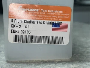 Severance 6 Flute Chaterless C’ Sink Bit 2” 41 Degree #02405 - Picture 1 of 3