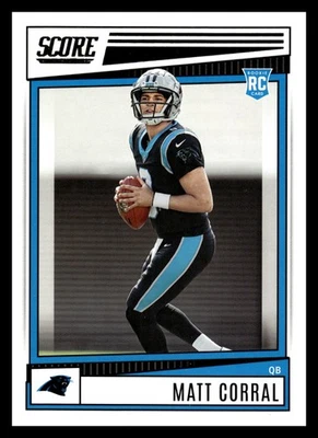 2022 Score Rookie #302 Matt Corral Carolina Panthers - Image 1 of 2