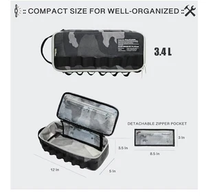 Grob genug kleine Werkzeugtasche tragbare Werkzeugkiste EDC Tasche Organizer mit Griff - Bild 1 von 6