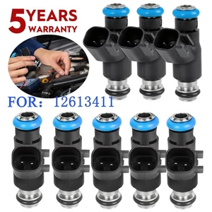 8PC NEW Fuel Injectors 12613411  For 2010-2014 Chevrolet Suburban 1500 5.3L V8 - Foto 1 di 10