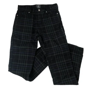 H&M Herren Karo Skinny Fit Coupe Moulante Hose Größe 28 - Bild 1 von 16