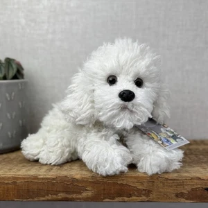 Russ Misty Bichon Frise - White Scruffy Fluffy Soft Toy Dog Plush White 13” - Picture 1 of 13