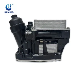 BEMWQ Engine Oil Cooler + Oil Filter Housing for BMW 1 2 3 4 5 X1 X3 X4 F20 F30 - Picture 1 of 17