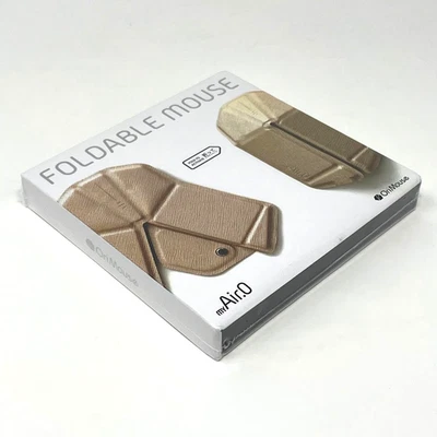 OriMouse myAir.0 Origami-style portable mouse Wireless Champagne color Japan New - Image 1 of 4