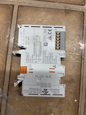 WAGO 750-1502 8 Channel Controller 7501502 PLC Digital Output Input Ribbon Cable - Image 1 of 2