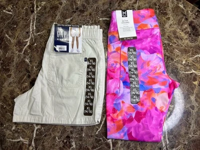 Niñas Talla XL Paquete-Pantalones Cortos Gap (Nuevos con Imperfecciones)-Miembros Marca Leggings Nuevos con Etiquetas Foto 1 de 4