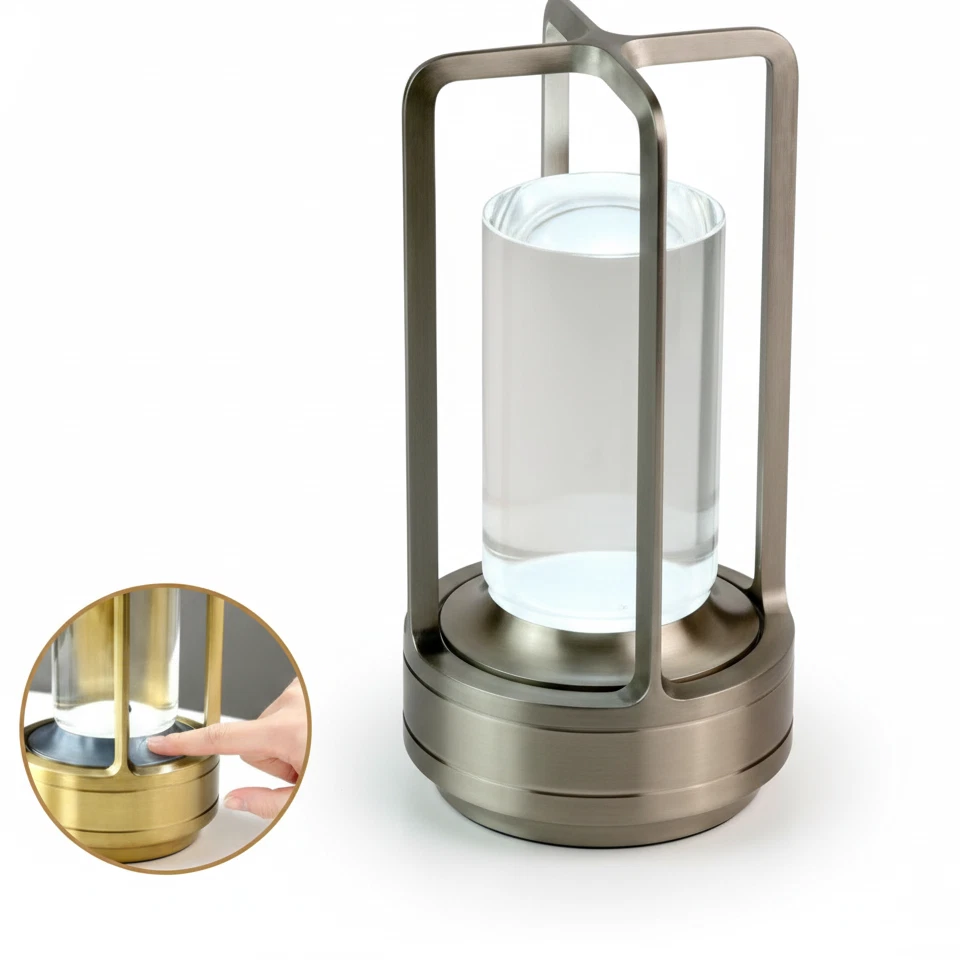 Lampada Touch LED Ricaricabile da Tavolo | Design Moderno Elegante USB - Immagine 1 di 4