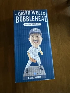 David Wells Bobblehead 2018 Sammlerstück #1 Perfect Game New York Yankees SGA Neu in OVP - Bild 1 von 5