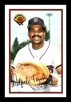 WIL TEJADA ⚾ 1989 Bowman Tiffany SP #468 San Francisco Giants - Image 1 of 2