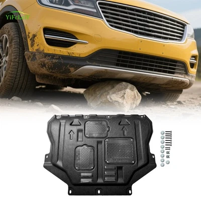 Engine Splash Shield For Lincoln MKC 2015-2019 Heavy Skid Plate W/Service Hole - Imagem 1 de 4