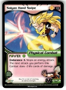 2002 Score Dragon Ball Z Buu Saga Card #33 Saiyan Hand Swipe - Picture 1 of 4