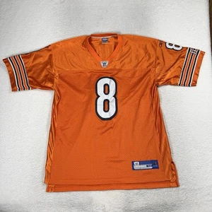 Maglia Rex Grossman Reebok NFL On Field Vintage Chicago Bears #8 arancione taglia 52 - Foto 1 di 7