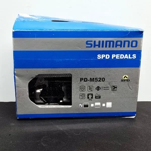 NEU Shimano PD-M520 silber SPD Klickpedale 9/16" MTB Mountainbike Fahrrad - Bild 1 von 3