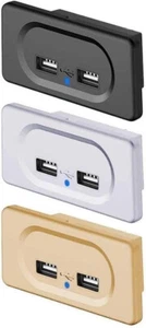 Enchufe de Cargador USB para Coche,Panel de Toma de Corriente de 12-24V - Imagen 1 de 14