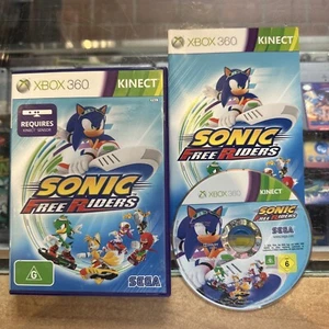 Sonic Free Riders • Xbox 360 Game + Manual (2010) PAL AUS • SEGA • Kinect Games - Picture 1 of 3