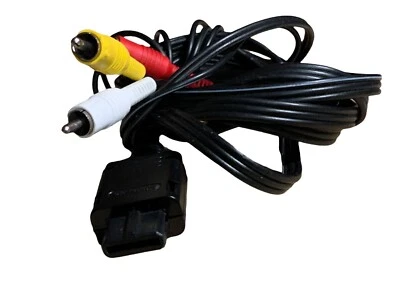 Original OEM Nintendo AV Cable - Super Nintendo / N64 / Gamecube - Composite RCA - Image 1 of 4