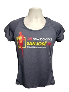 2017 New Balance San Jose 15k Run df santiago bs as Damen mittelgrau Trikot - Bild 1 von 10