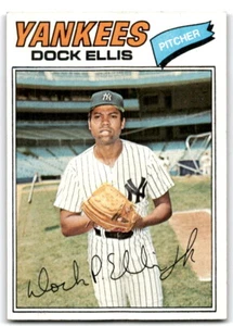 1977 Topps #71 Dock Ellis New York Yankees - Picture 1 of 2