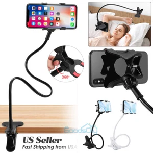 360°Soporte Clip Para Teléfono Celular tablet Cuello De Cisne Universal flexible - Picture 1 of 23