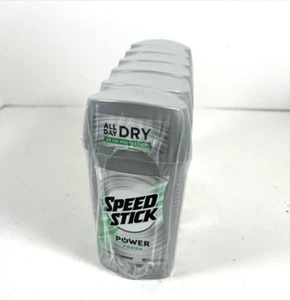 Lot 6 Speed Stick Power Fresh Antiperspirant Deodorant 3Oz Brand-New - Picture 1 of 6