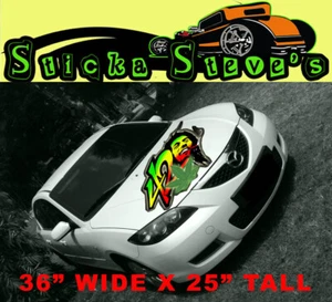 420 Bob Marley Hood Door Trunk Wrap Sticker Vinyl Decal Car Truck SUV Graphic - Picture 1 of 7
