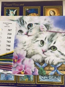 Wishful Thinking (Katzen) verziertes Kreuzstich-Set  - Bild 1 von 3