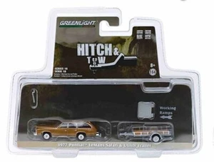 Greenlight - 1:64 1977 Pontiac Lemans safari y remolque utilitario (BBGL32180A) - Imagen 1 de 2