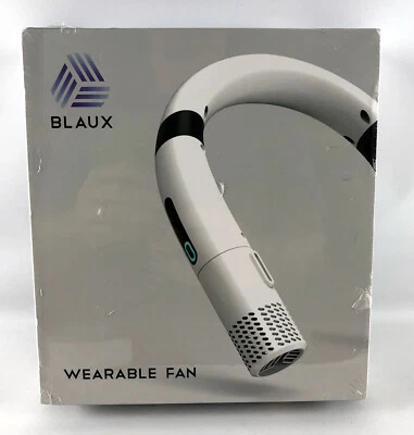 BLAUX Wearable Fan Portable Neck Fan - White #30337 - Image 1 of 2