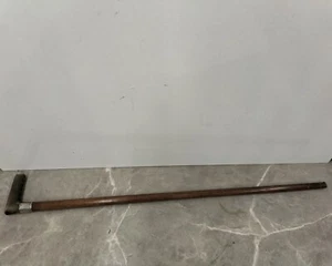 ANTIQUE 19TH C. DEER ANTLER WALKING STICK SILVER CHESTER - Picture 1 of 5